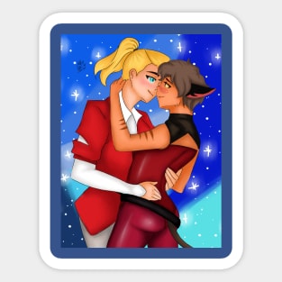 Adora and Catra Sticker